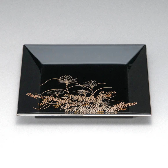 Square Tray with Makie Design 