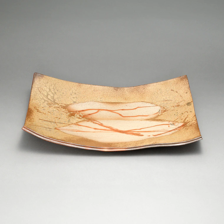photo Square Plate with High-fired