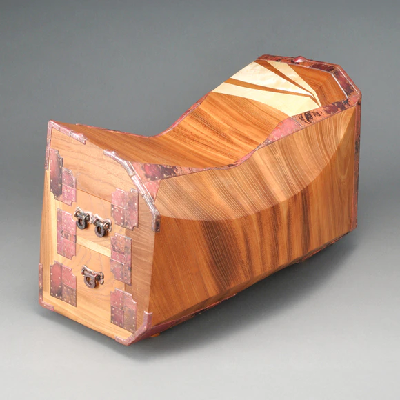 欅造拭漆箱(小家 弘誠)｜ギャラリージャパン