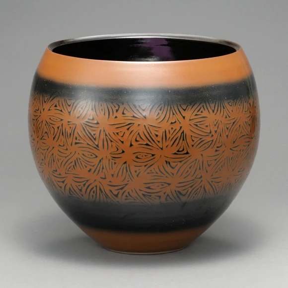 灰釉窯変茶盌(神山 直彦)｜ギャラリージャパン