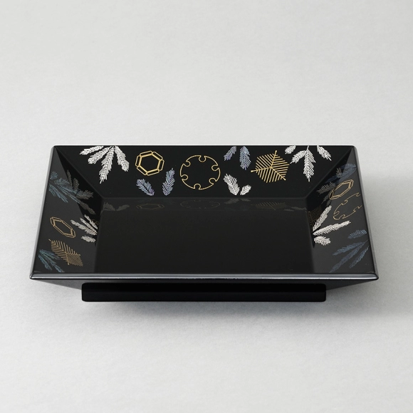 美品　金城一国斎（麗暁）　七代　梅花散曲盆　茶道具　盆　お盆　道具　広島県出身 七代 金城一国斎の作家情報・作品一覧｜ギャラリージャパン