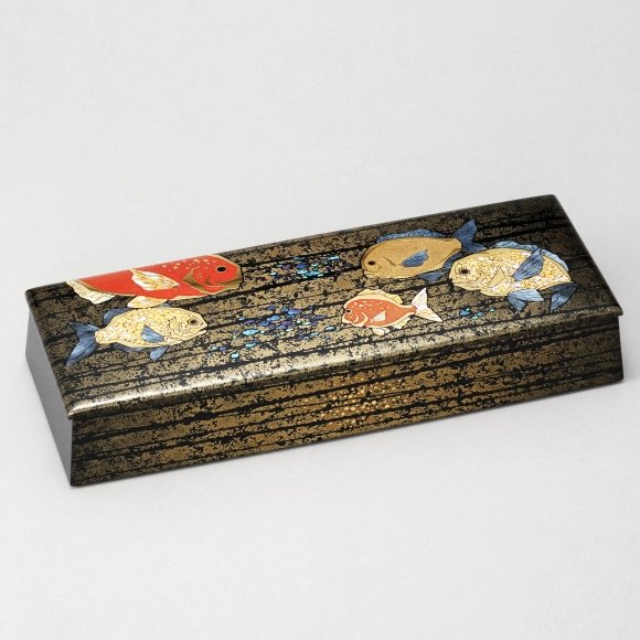Box with Design in Hyōmon and Makie "Sea God"