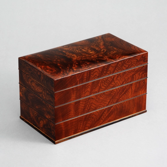 螺鈿蒔絵重箱「十薬」(江藤 國雄)｜ギャラリージャパン
