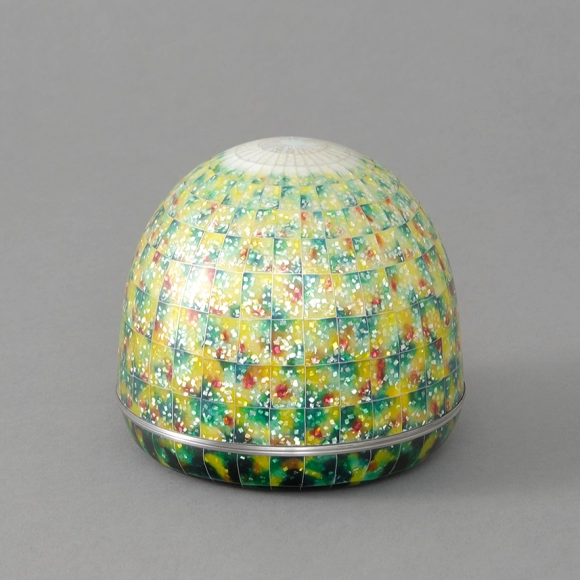 Cloisonne Covered Vessel "Covered with the First Snow of the Season"