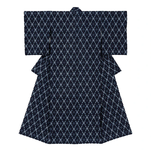 広瀬絣着物「游」(永田 佳子)｜ギャラリージャパン