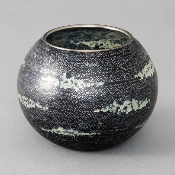 省胎七宝bowl「leaf」(松本 三千子)｜ギャラリージャパン