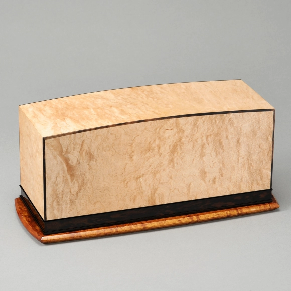 Decorative Box with Maple and Black Persimmon Wood 