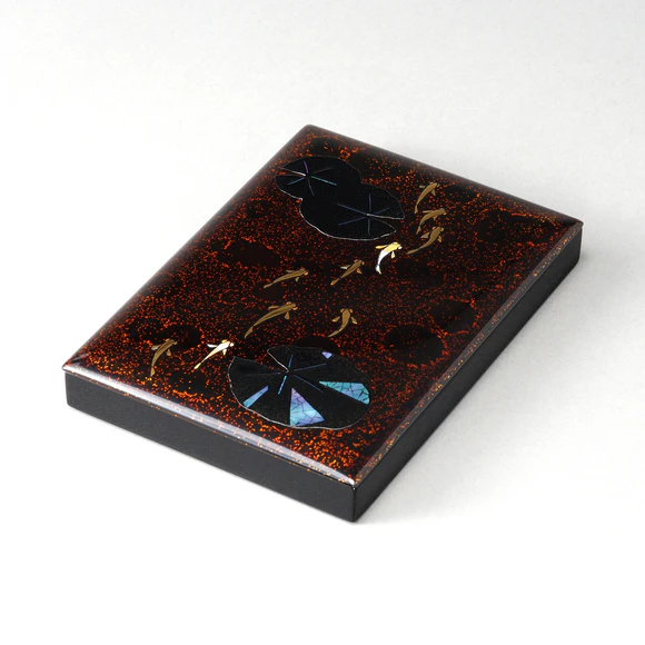 平文蒔絵中次「露花」 (Kenji Komatsubara) ｜Gallery Japan