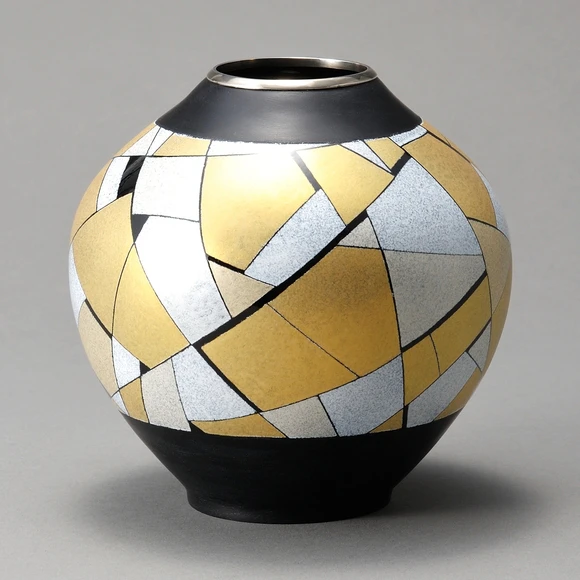 Cloisonne flower Vessel