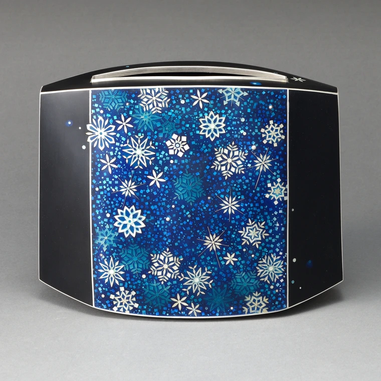 photo Cloisonne flower Vessel "Brilliance"