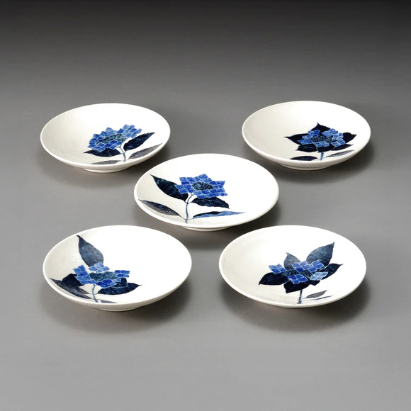 和紙染刳抜陶筥(江口 勝美)｜ギャラリージャパン