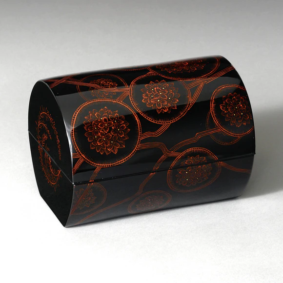 乾漆描蒟醬箱「夏の香」(塩津 容子)｜ギャラリージャパン