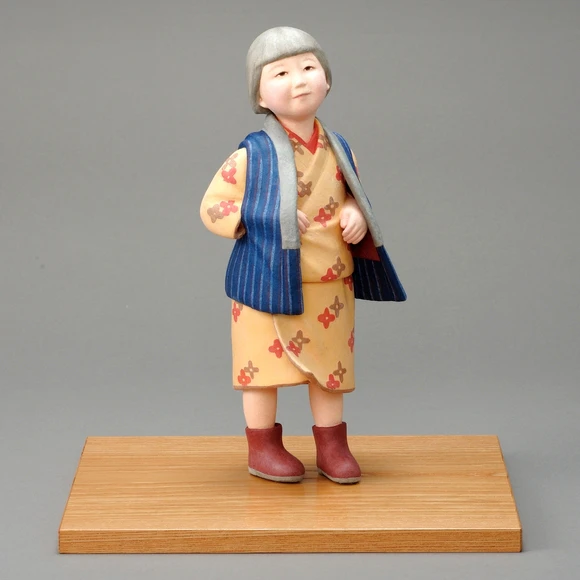 Paper Clay Sculpture Covered with Paper 