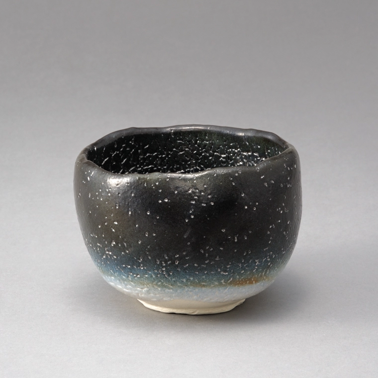 photo Blue Gradation Tea Bowl "Milky Way"