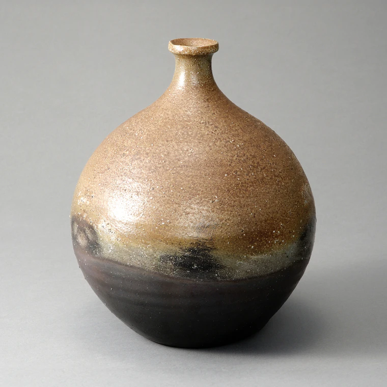 photo Bizen Large Sake Flask
