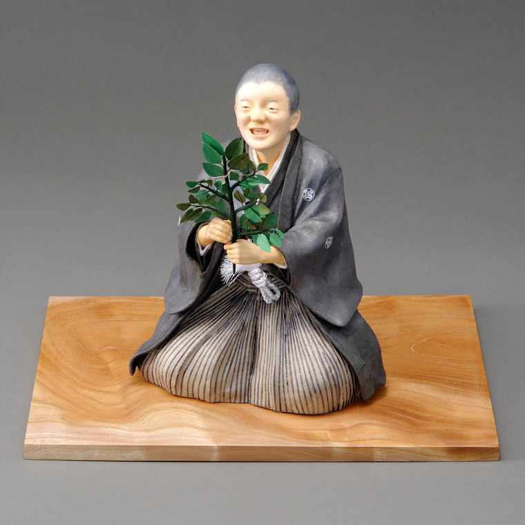 photo Paper Clay Sculpture Covered with Paper "Prayers for a Bountiful Harvest"