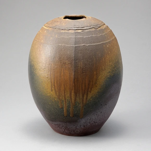 Bizen Flower Vessel
