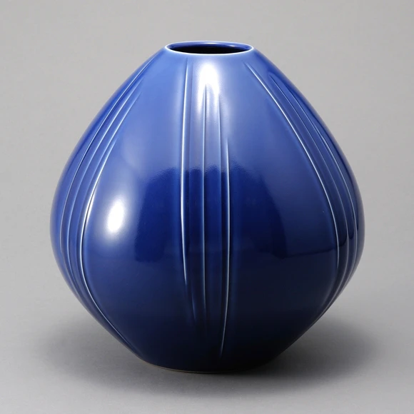 Jar with Dark Blue Glaze