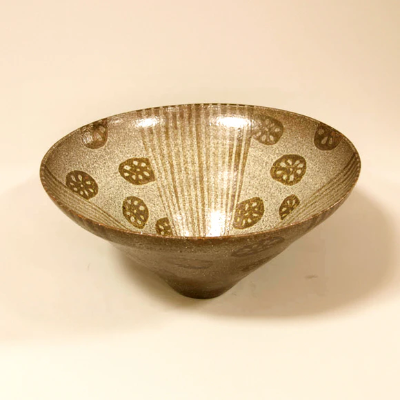 和紙染萩文絵皿(勝田 文博)｜ギャラリージャパン