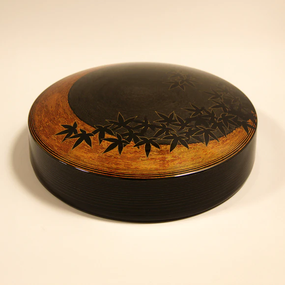 Kanshitsu Box with Design in Kinma "Autumn Night"