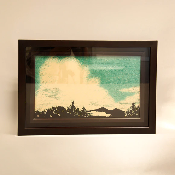 蒟醤額「夕晴」