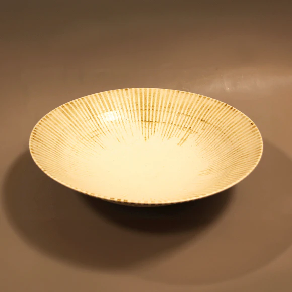 Large Bowl with Underglaze Iron Painting