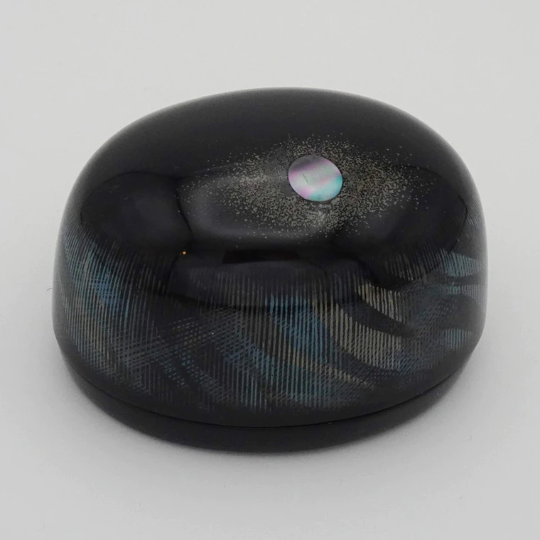 photo Incense Container of Rantai with Design in Kinma "16th Night of the Lunar Month"