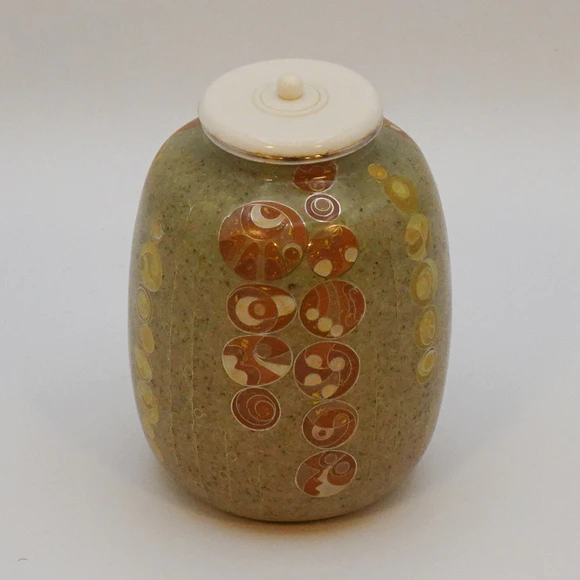 高取鉄釉茶入(二代 鬼丸碧山)｜ギャラリージャパン