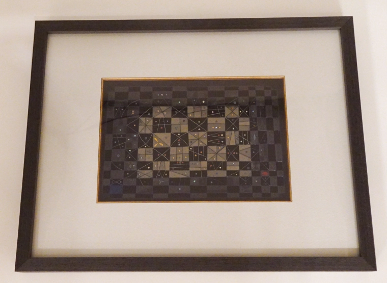 photo Urushi Frame "Checkered Pattern"