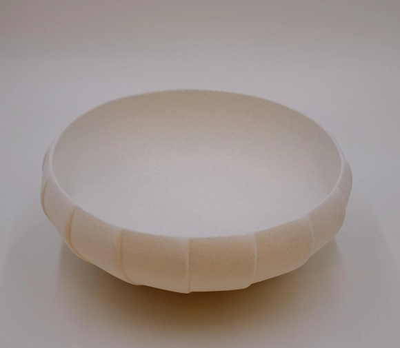 Bowl with Colored Slip and Carved Design