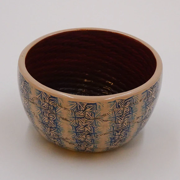 籃胎蒟醬酒器「船跡」