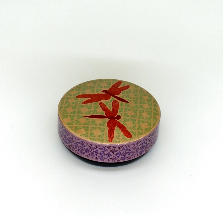 photo Incense Container with Kinma "Dragonfly"