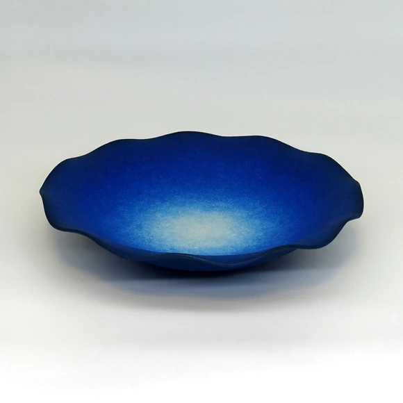 Flower-shaped Bowl with Colored Clay