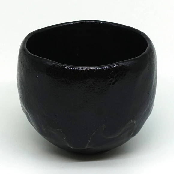 Tea Bowl with Double Black Glaze