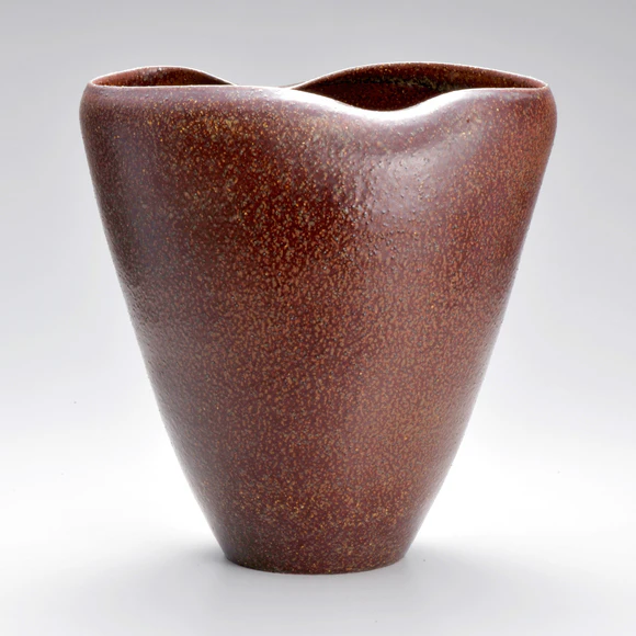 Jar with Iron Glaze and Kiln Mutation Effects