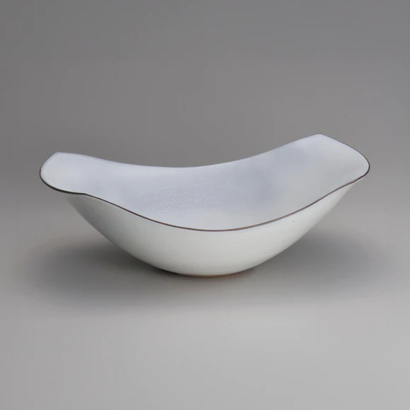 White Hagi Bowl