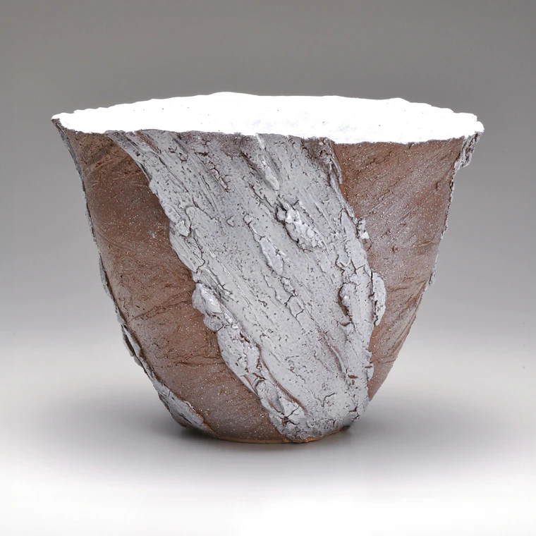 photo Hagi Flower Vase with Kake-wake