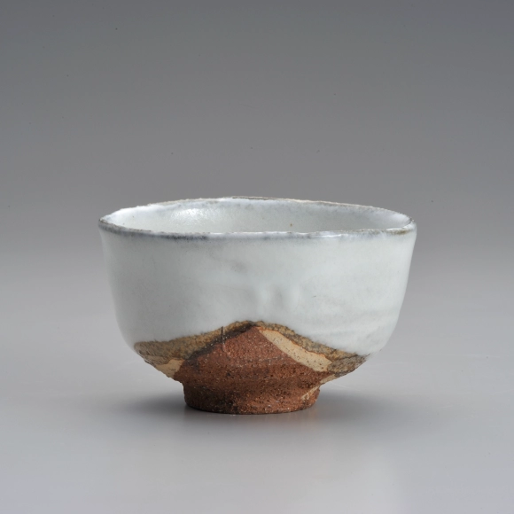 Tea Bowl with White Glaze