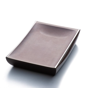⭕️赤間硯　新品美品　柳猛作　柳井赤間硯製作所　共蓋付き　工藝　3.5kg超 赤間硯 大型硯 柳井赤間硯製作所 柳猛作