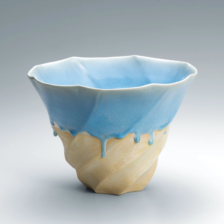 photo Blue Hagi Spiral Bowl