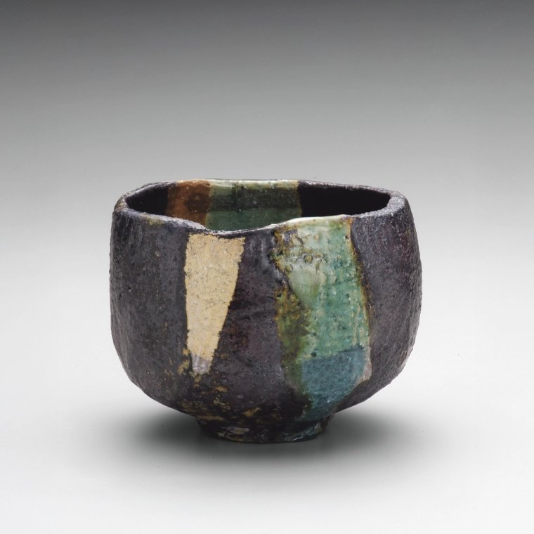 玉置保夫　織部飾り壺　香炉　高島屋作品展出品作品　本物保証 玉置 保夫の作家情報・作品一覧｜ギャラリージャパン