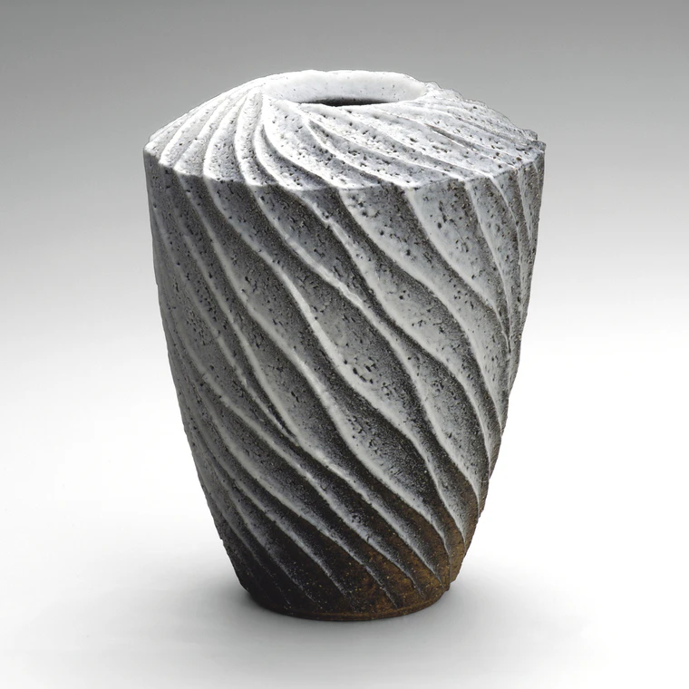 photo 鎬流紋花入