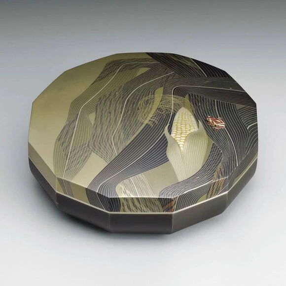 切嵌象嵌接合せ箱「紅梅・白梅」(山本 晃)｜ギャラリージャパン