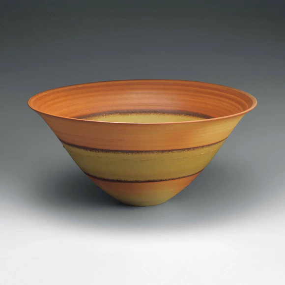 Bowl with Scarlet Iron Glaze