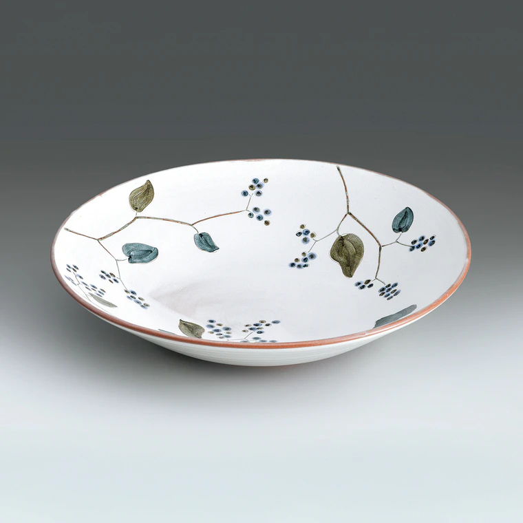 photo Plate with Plant Design