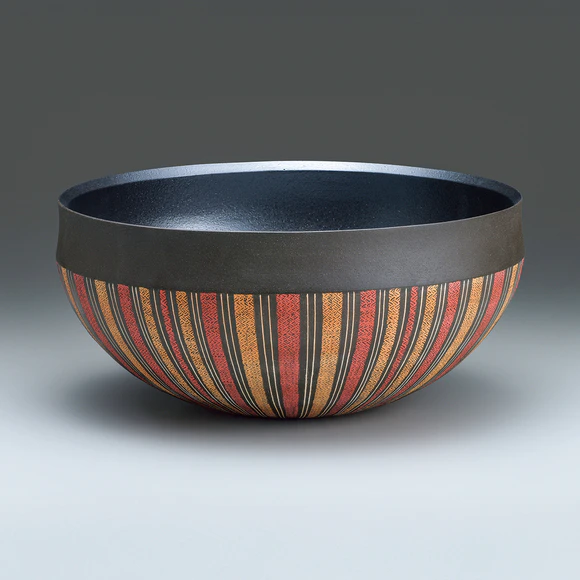 Bowl with Inlay and Polychromy