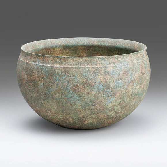 Bowl with Colored Slip Decoration