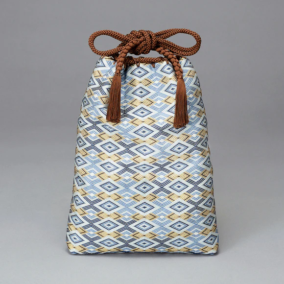 Saga nishiki bag "Water Wave Pattern"