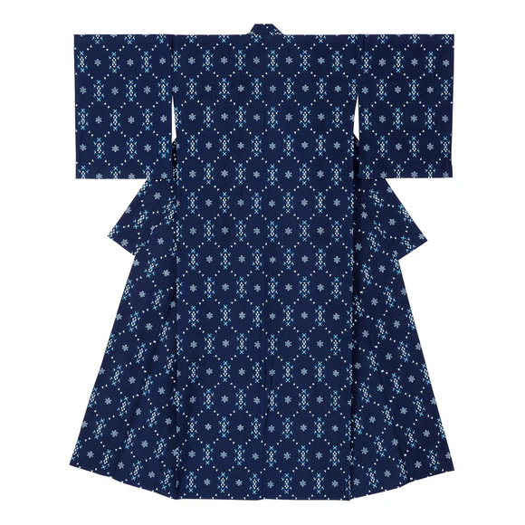 Kimono of Kurume Kasuri 