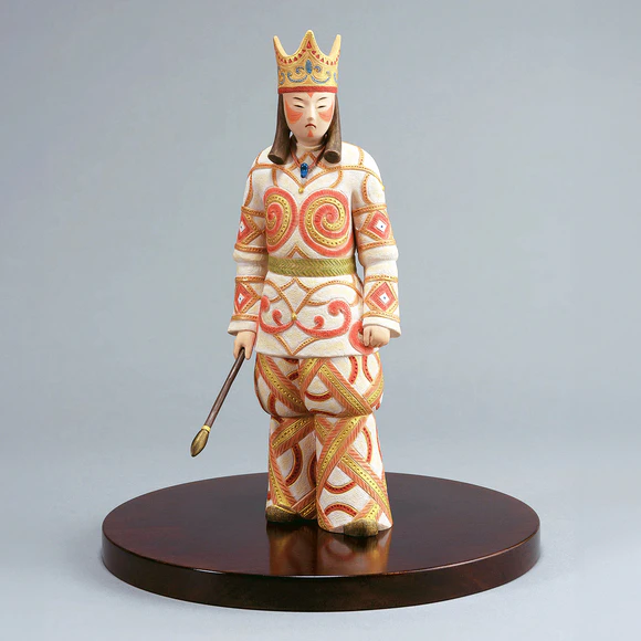 Ceramic Sculpture with Polychromy "Jomon Fantasy"